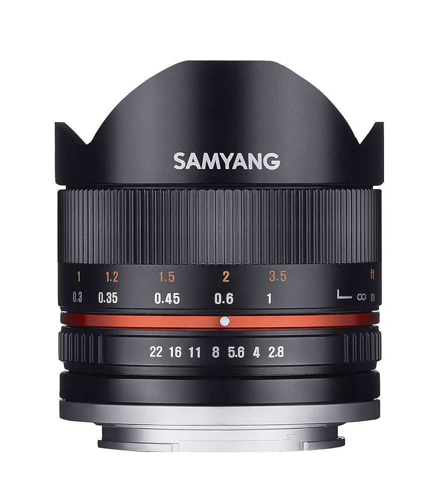 Amazon | SAMYANG 単焦点魚眼レンズ 8mm F2.8 II ブラック